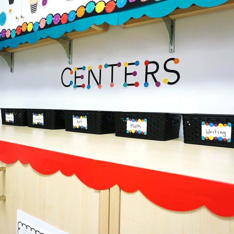 Creative Teaching Press Pom-Poms Name Tag Labels, Adhesive, CTP 8717 - Image 2